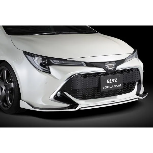 ブリッツ カローラスポーツ カローラスポーツハイブリッド フロントリップスポイラー WPC FRP製 塗装済 60311 BLITZ AERO SPEED R-CONCEPT 直