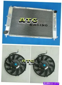 Radiator 97-04のラジエーター +ファンフォードマスタングGT / SVT V8 4.6L 5.4L 2ROWアルミニウム Radiator + Fan For 97-04 FORD MUSTANG GT / SVT V8 4.6L 5.4L 2Row Aluminum【並行輸入品】