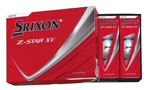 ダンロップゴルフボール SRIXON Z-STAR XV 2025年モデル 1ダース(12個入り) ホワイト