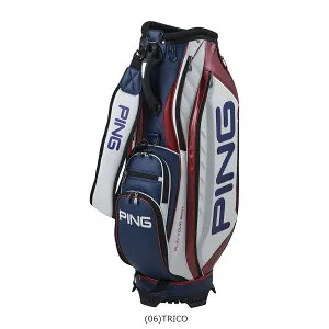 ピンゴルフ ユニセックス オーセンティックカート キャディーバッグ 4.2kg 9型 5分割 ネームプレート付属無し CB-U2504 キャディバッグ【25】