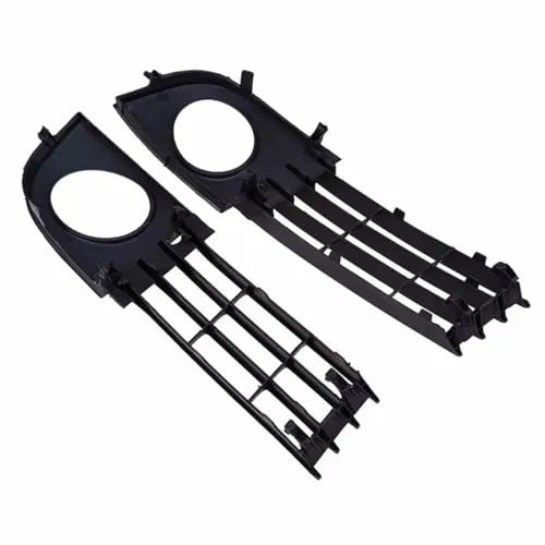 フォグランプグリルインサート Compatible With A6 For Quattro Sedan Avant 2002 2003 2004 2005 フロントバンパー フォグライトカバー 下部グリル 4B0807682T 4B0807681T(1Pa