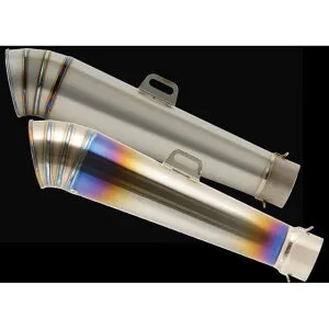 NITRO RACING 4in1手曲げチタンEX UPタイプ【カットOILパン付き】【HP】 コニカルチタンサイレンサー300mm V3 EX-08HBTUKT3H-V3 ナイトロレーシング マフラー本体 ZEPHYR1100