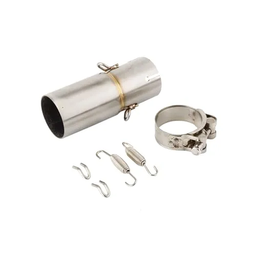 バイク排気管 ヤマハに適合 YZF R6 2006 から 2024 YZFR6 YZF-R6 オートバイの排気マフラーミドルリンクパイプ 51 ミリメートルスリップオン