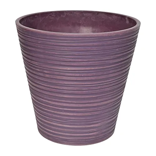 LEAD STYLE エコフレンドリーポット40 パープル EGPL4038PU リード商事 リードスタイル サイズφ40×H38cm 10号鉢用 穴なし 鉢カバー 樹脂 大型