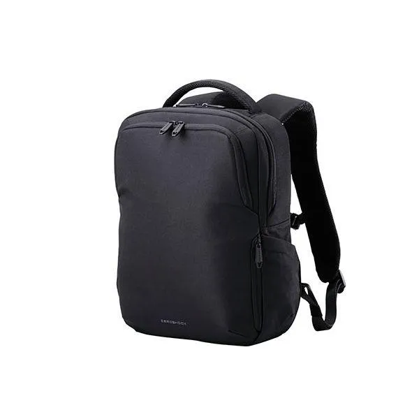 エレコム バックパック 14インチ ポリエステル 大事なノートPCを衝撃から守る ZEROSHOCK ブラック ZSB-BP01P14BK[21]