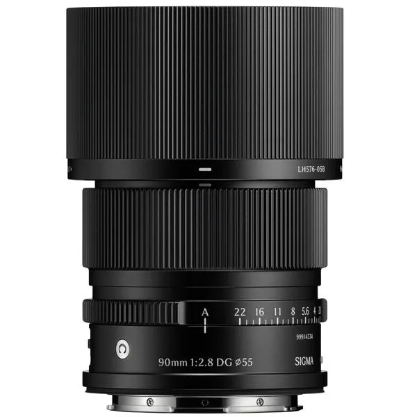 10年間保証付き シグマ 90mm F2.8 DG | Contemporary L-MOUNT ブラック