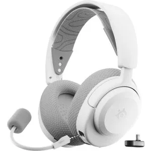 Arctis Nova 3P Wireless White [61687] USB無線/Bluetooth対応 ワイヤレスゲーミングヘッドセット