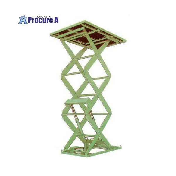 河原 3段式リフトテーブル KTLシリーズ ■▼120-7355 KTL-1224-45-1 (1TON) 1台 ●YA509