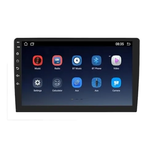 Carplay Android Auto GPSナビゲーター MP5プレーヤー ガラススクリーン Wi-Fi FM BT カーステレオ アンドロイドオート(9In 4 64G CP AHD)