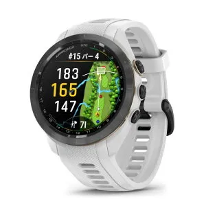 ガーミン(GARMIN) Approach S70 42mm White AMOLED(有機EL)ディスプレイ搭載 ゴルフウォッチ GPSマップ Suica対応 バーチャルキャディ 010-02746-20 日本