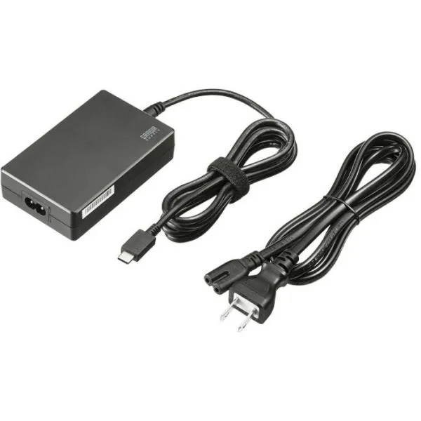 即日出荷 代引不可 USB PD対応 AC充電器 PD100W・TypeC ケーブル一体型 PC パソコン 周辺機器 ACA-PD94BK