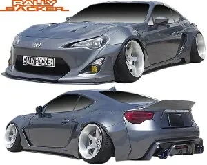 【M's】 TOYOTA 86 ZN6 前期 (2012-2016) RALLY BACKER Ver.2 ワイドボディキット フルエアロ フルキット 7点 ラリーバッカー エアロ パーツ 部品 外装 社外品 改造 カスタム エクステリア スパーククラフト