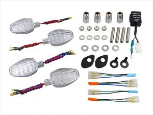 4945716526528 LWLEDウインカーキット メッキ／クリア VTR250 09- 152652 【POSH FAITH(ポッシュ フェイス)】