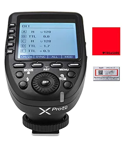 日本正規代理店 Godox Xpro-N XproN フラッシュトリガー Nikon ニコン対応 TTL 2.4G 1/8000s HSS 送信機 [クロス 日本語説明書 セット]