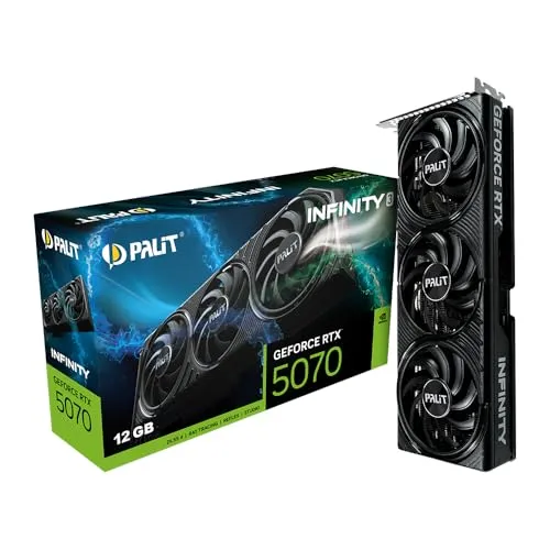 Palit(パリット) GeForce RTX 5070 Infinity 3 12GB / NE75070019K9-GB2050S / グラフィックボード