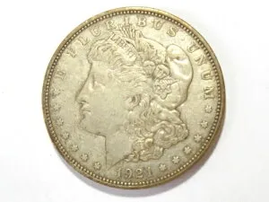 1921-D モルガン銀貨 - #10531-13