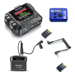 TASCAM インタビュー収録にお勧めの3点セット DR-10L PRO + FR-AV2 タイムコード同期対応 UltraSyncBLUE付き