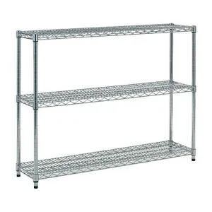 TRUSCO ステンレス製メッシュラック H923×W1205×D305mm 3段 1台(TSM-3433) 目安在庫=○