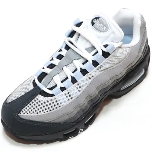 [ナイキ] レディーススニーカー [WMNS AIR MAX 95] [ウィメンズ エアマックス95 ブルーティント] [BLACK/BLUE TINT] [HJ5996-002] (日本の靴のサイズ寸法, 大人, 数値, 24.0 cm) [並行輸入品]