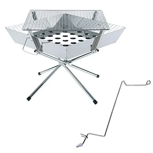 ユニフレーム バーベキューコンロ ファイアグリル & FGハンガー 2点セット (UNIFLAME) 683040 683248