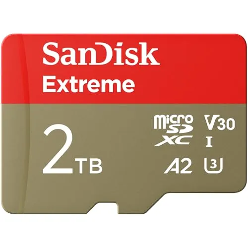 【 サンディスク 正規品 】 SanDisk microSD 2TB UHS-I U3 V30 書込最大140MB/s Full HD & 4KExtreme SDSQXAV-2T00-GH3MA