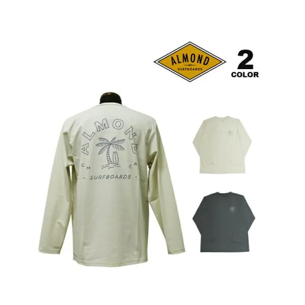 アーモンド サーフボード 長袖Tシャツ ALMOND SURFBOARDS PARADISE UTILITY L/S T-SHIRTS TEE ユーティリティ 水陸両用 UV加工 全2色 M-L メンズ(公式）