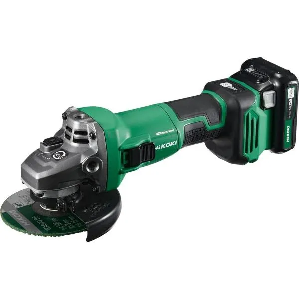 HiKOKI ハイコーキ 10.8V コードレスディスクグラインダ 砥石径100mm G1210DA(2LSK) 蓄電池2個・充電器・システムケース2付き キックバック軽