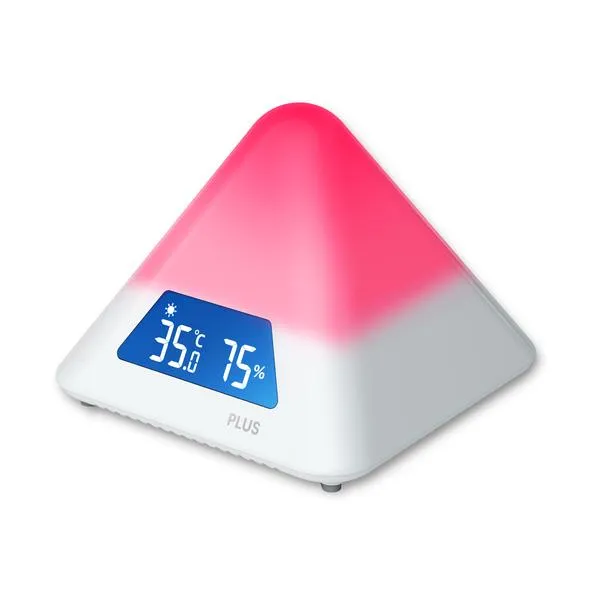 プラス PLUS 温湿度計 538162）温湿度LEDアラームAT-TH03 AT-TH03 [1105-4795986]