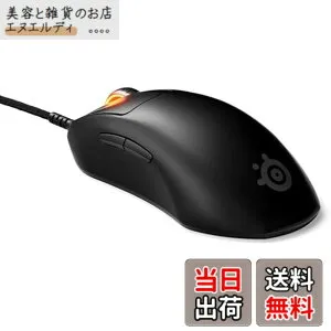 【送料無料】SteelSeriesゲーミングマウス 有線 Prime Mini 軽量 カスタマイズ可能 光磁気Prestige OMスイッチ TrueMove AIRセンサー搭載 ブラック [並行輸入品]