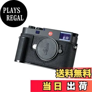【送料無料】SIUTATDSH カメラハーフケース Leica M11/M11-P/M EV1用、ビンテージメタル本革カメラ保護ケース スタイリッシュ ポータブル 耐衝撃 (ブラック)