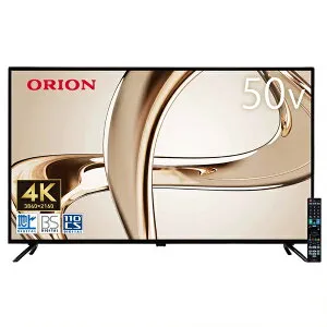 【エントリーで最大全額ポイント還元｜5/6まで】 オリオン｜ORION 液晶テレビ [50V型 / 4K対応 3840x2160 / 地デジ BS・CS チューナー対応 / 録画時自動チャプターマーク機能 / メモに便利な画面静止