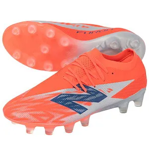 ニューバランス FURON ELITE HG V5 大人用 サッカースパイク ウィズ：2E NewBalance SF1HMP8-2E-RED/SILVER