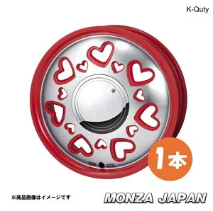 MONZA JAPAN K-Quty フレアクロスオーバー MS52S/MS92S ホイール 1本【15×4.5J 4-100 INSET43 RE】ケーキューティ QT-04