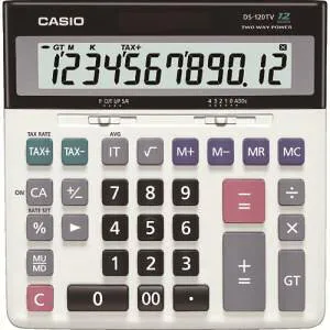 【カシオ CASIO】カシオ DS-120TW 加算器実務電卓