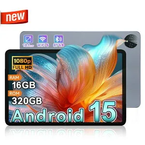 タブレット Android15 10インチ 16+128GB 6000mAh ipsスクリーン Wi-Fiモデル タブレットPC本体 64GB 256GB Playストア対応 アンドロイド タブレット 8コアCPU 2.0Ghz WiFi5 BT5.2 動画鑑賞に最適 キッズ 子供用