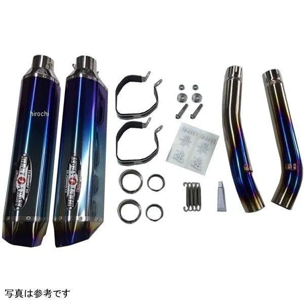 0222-S38-MB ビート BEET スリップオンマフラー ナサートエボリューション TYPE2 GSX1300R ハヤブサ メタルブラック HD店