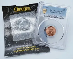 2000年 リンカーン記念館 1セント チェリオス セント PCGS MS66RD COA付き - U2256