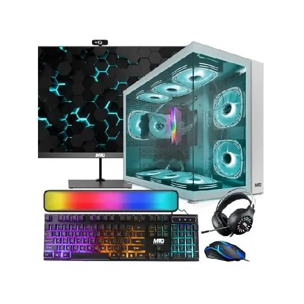 MTG Khuno Gaming Tower PC-Intel Core i7 8th Gen, RTX 3060 12GB 192bits, 16GB RGB ARGB Ram, 1TB Nvme, 27 Inch Monitor, Gamer Bundle Combo, Web_並行輸入