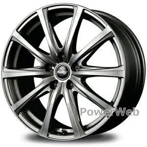 MANARAY SPORT (マナレイスポーツ) EuroSpeed V25 (ユーロスピード V25) 17インチ 7.0J PCD:114.3 穴数:5 inset:55 メタリックグレー [ホイール1本単位]