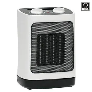 D.B.K パーソナルセラミックファンヒーター ホワイト DCJ800A ディービーケー パーソナル暖房機