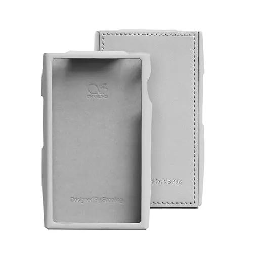 SHANLING M3 PlusレザーケースM3Plusポータブルミュージックプレーヤーケース、特別な保護ケース、PUレザー素材(グレー)