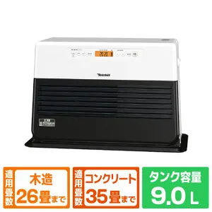 ダイニチ 10．0kW 9．0Lタンク 石油ファンヒーター ダイニチブルーヒーター （WK)ホワイトブラック FZ-104-WK [FZ104WK]【MPAP】