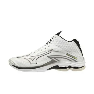 最大10％OFFクーポン 【4/24～4/27】 ミズノ ウエーブライトニング Z7 MID V1GA225009 メンズ レディース バレーボール シューズ 2E : ホワイト×ブラック MIZUNO 2023_85MZWA