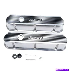 エンジンカバー エンジンバルブカバーセットビン：F Edelbrock 4264 Engine Valve Cover Set-VIN: F Edelbrock 4264【並行輸入品】