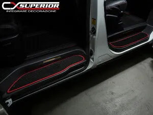 CX SUPERIOR スーペリア フロアマット ドアステップマット(スライドドア部分2枚)のみ エルグランド E52 H26/1～ 8人 送料(税別):本州・北海道は2000円 沖縄・離島は着払い