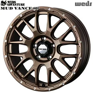 18インチ 7.5J 5H114.3 +35 Weds ウェッズ マッドヴァンス08 マットブロンズ アルミホイール単品 1本 4本以上送料無料