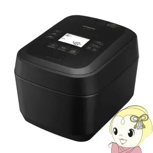 【4/25限定クーポン発行】炊飯器 日立 HITACHI 圧力＆スチームIH炊飯ジャー ふっくら御膳 5.5合炊き 漆黒 しっこく RZ-Z100JM-K【/srm】