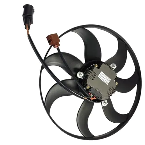 ラジエーター冷却ファン エンジンラジエーター冷却電動ファン 3C0959455F Compatible With Skoda For Octavia 2004-2006 2007 2008 2009 2010 2011 2012 2013
