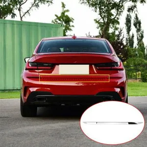 ABS クローム テール ドア 装飾 ストリップ トリム 適用: BMW 3シリーズ G20 G28 325 2019 2020 ステンレス アクセサリー テール ドア ストリップ AL-II-0215 AL Exterior parts for cars