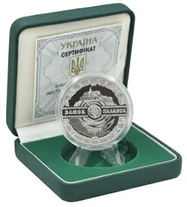 ウクライナ 10 UAH 2019「パラノク城」シルバープルーフ